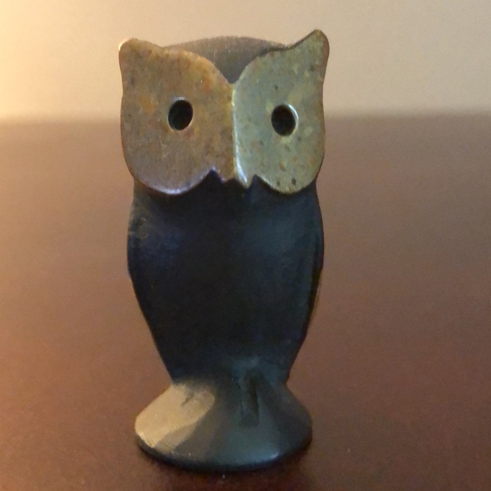 TAXCO Vintage Owl Bronze Figurine